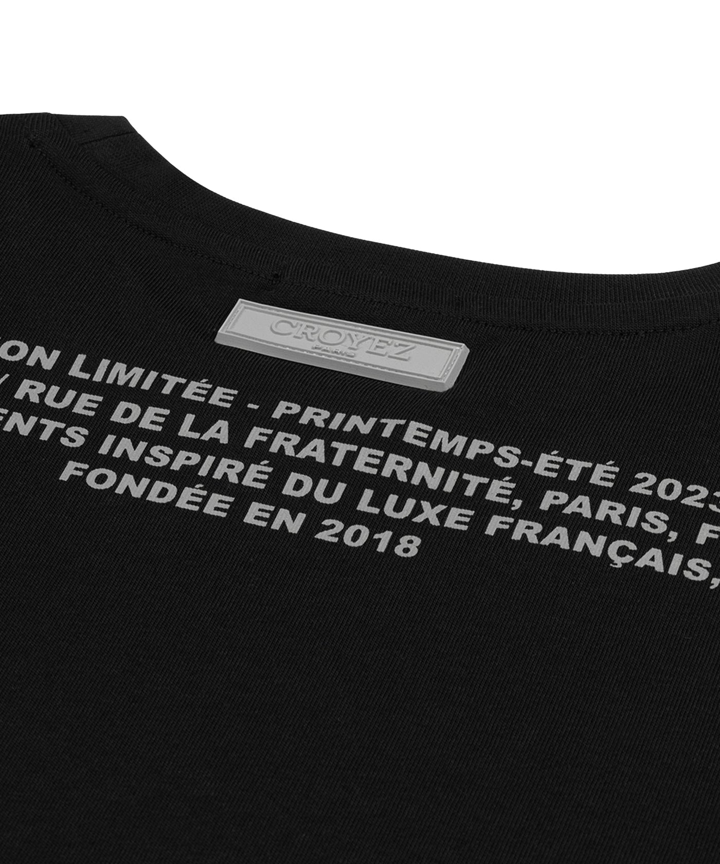 CROYEZ - Limitee - T-shirt - 904 Black/vintage Grey