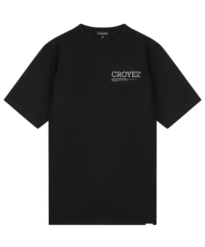 CROYEZ - Limitee - T-shirt - 904 Black/vintage Grey