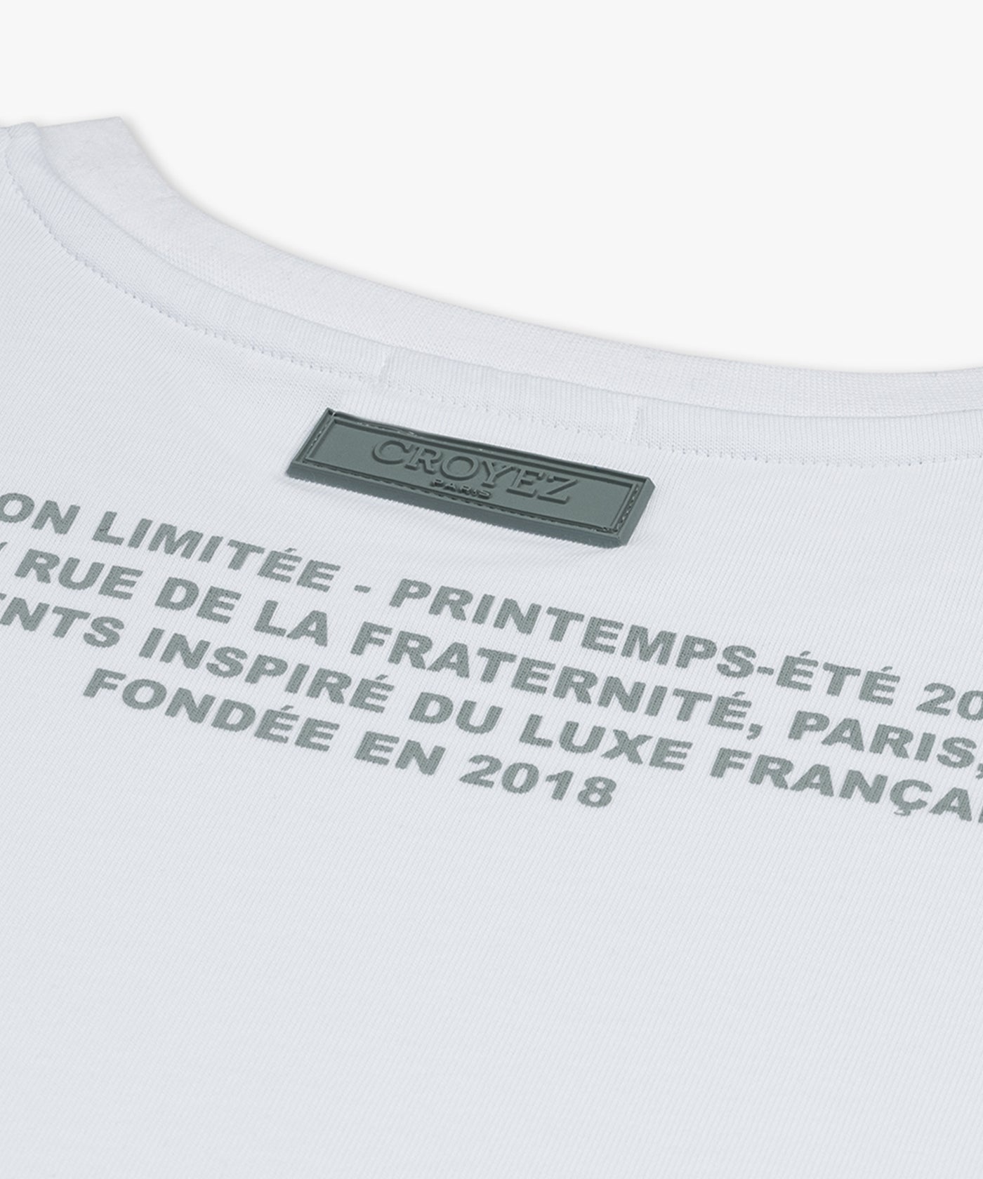 CROYEZ - Limitee - T-shirt - 972 White/bluesurf