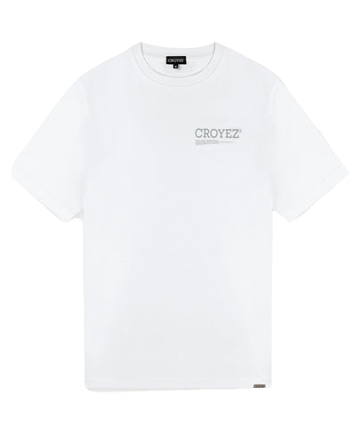 CROYEZ - Limitee - T-shirt - 972 White/bluesurf