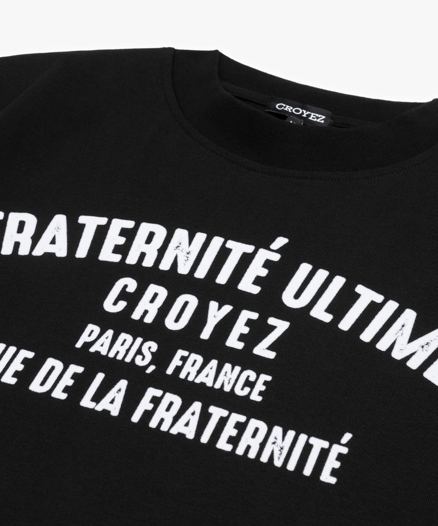 CROYEZ - Fraternite - T-shirt V2 - 904 Black/white