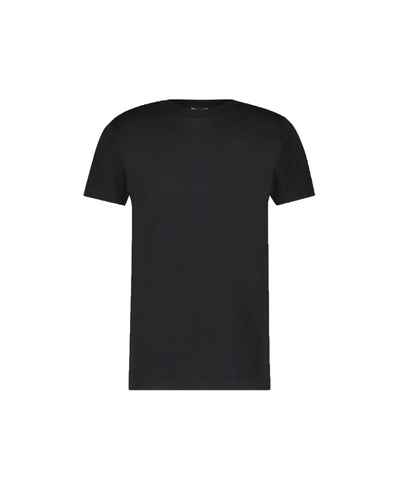 Zwart regular-fit t-shirt van Purewhite