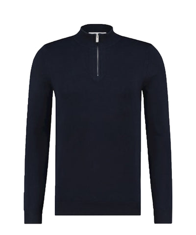 PureWhite - 10804 - Essential Half Zip - Navy
