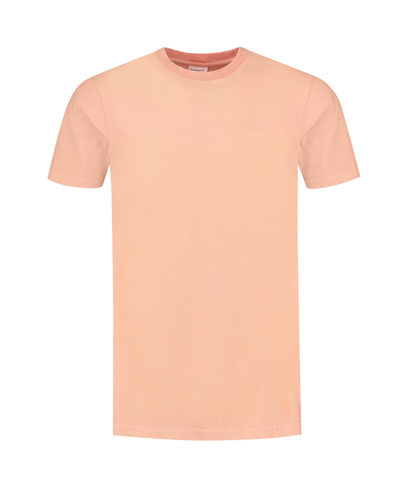 PureWhite - 23010106 - T-shirt - Orange