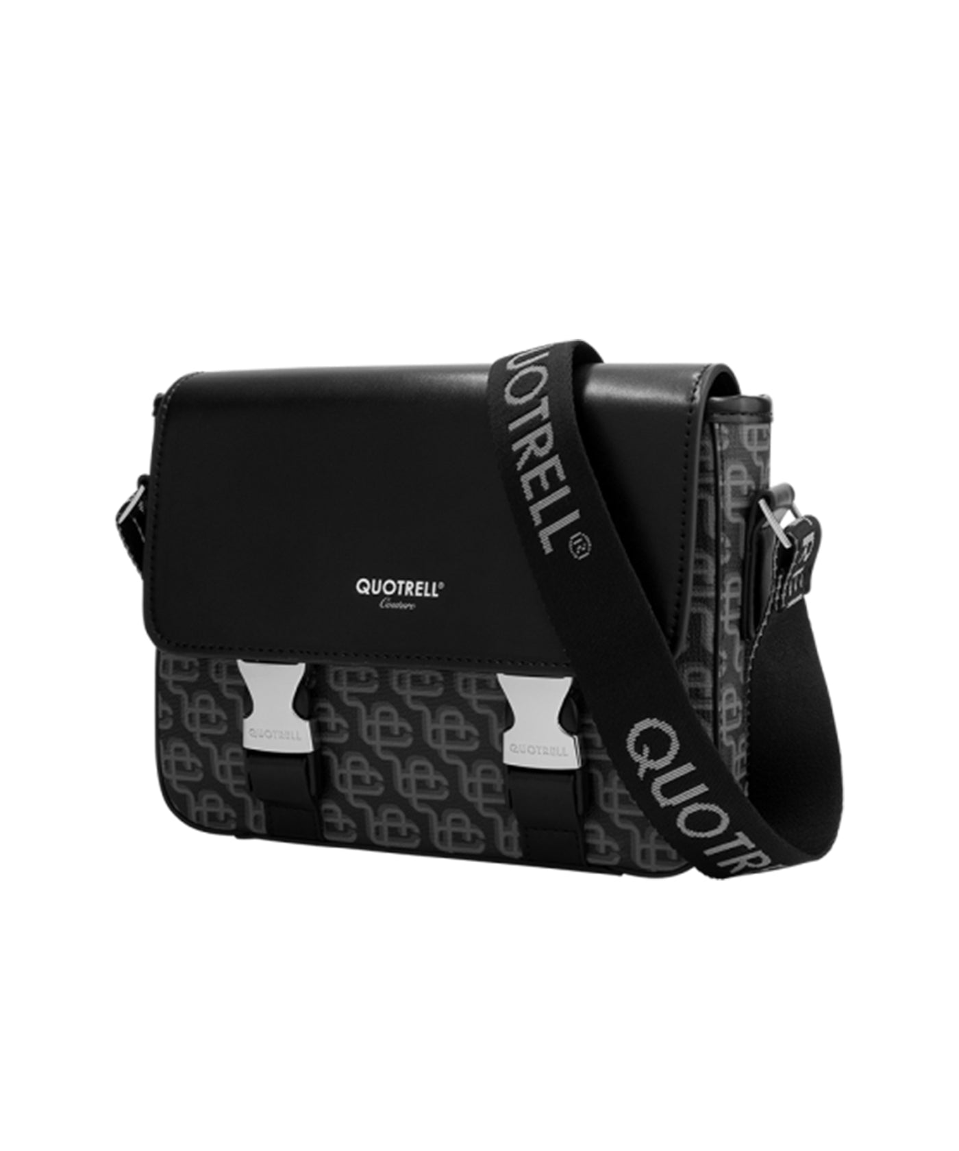 Quotrell - Monogram - Bag - Black/grey